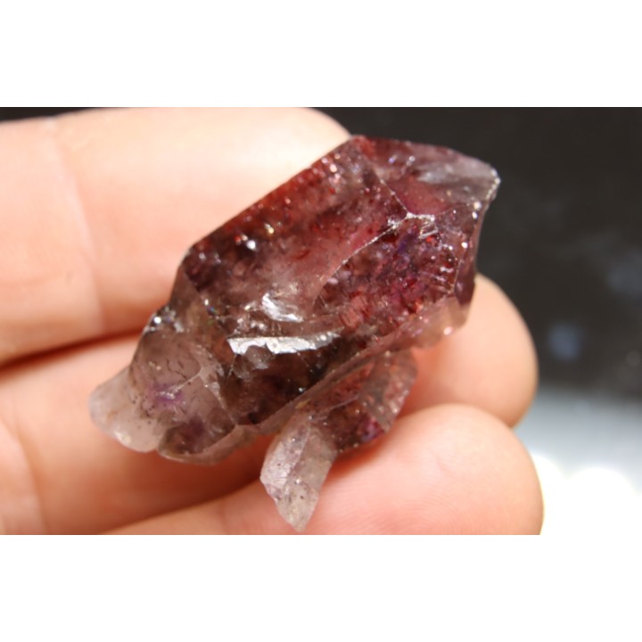 SCEPTER smoky Quartz Amethyst - Karur, Tamil Nadu, INDIA