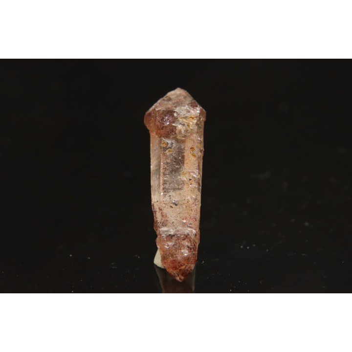 Sceptre Quartz fumé biterminé / Amethyste - Karur, Tamil Nadu, INDE