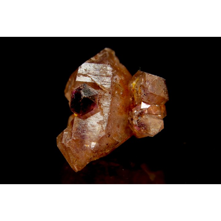 Sceptre Quartz fumé biterminé / Amethyste - Karur, Tamil Nadu, INDE
