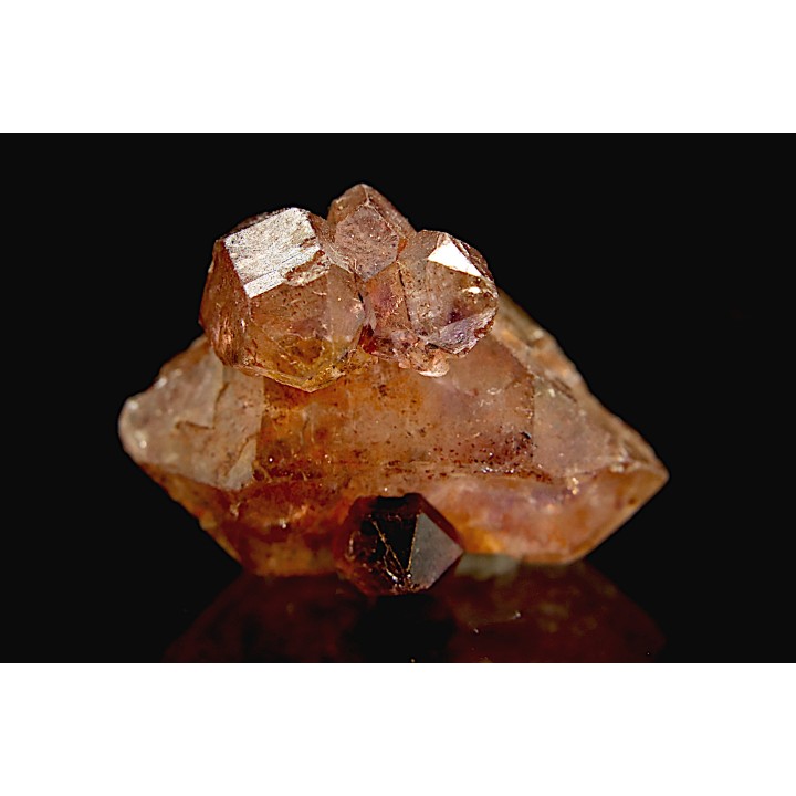 Sceptre Quartz fumé biterminé / Amethyste - Karur, Tamil Nadu, INDE