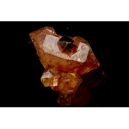 Sceptre Quartz fumé biterminé / Amethyste - Karur, Tamil Nadu, INDE