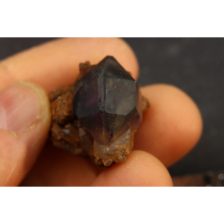 SCEPTER smoky Quartz Amethyst - Karur, Tamil Nadu, INDIA