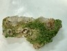 Pyromorphite and quartz - Les Farges, FRANCE