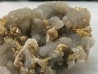 Pyromorphite, quartz et baryte - Les Farges, FRANCE