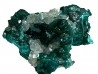 TOP! CALCITE on DIOPTASE  - Mindouli, RD Congo