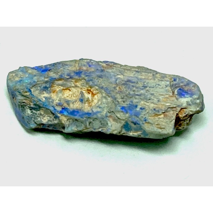 bois fossile en opale bleue - coober pedy - Australie