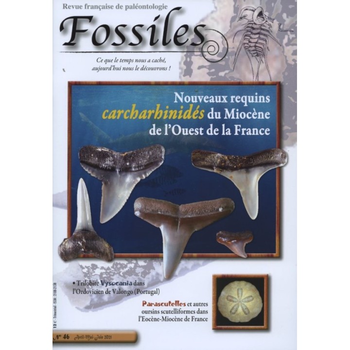 revue FOSSILES n°46 - avril mai juin 2021