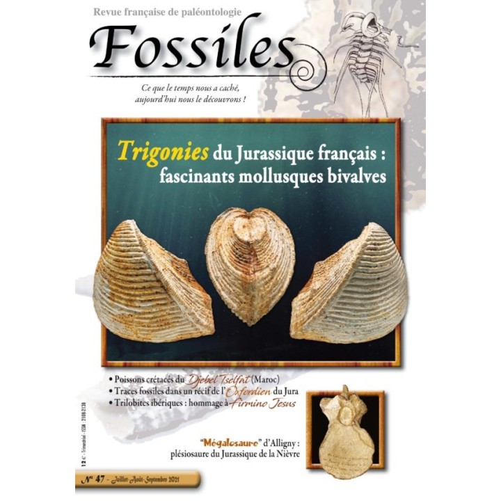 revue FOSSILES n°47 - juillet aout septembre 2021