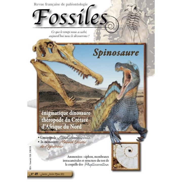 revue FOSSILES n°49 - janvier février mars 2022