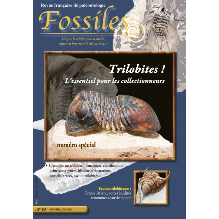 revue FOSSILES n°50 - avril mai juin 2022