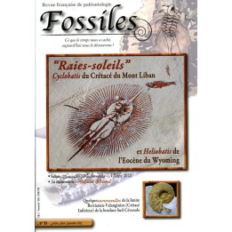 revue FOSSILES n°51 - juillet aout septembre 2022