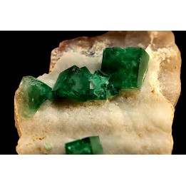 Green Fluorite on quartz - Mandrosonoro, Ambatofinandranana, Amoroni Mania, Madagascar
