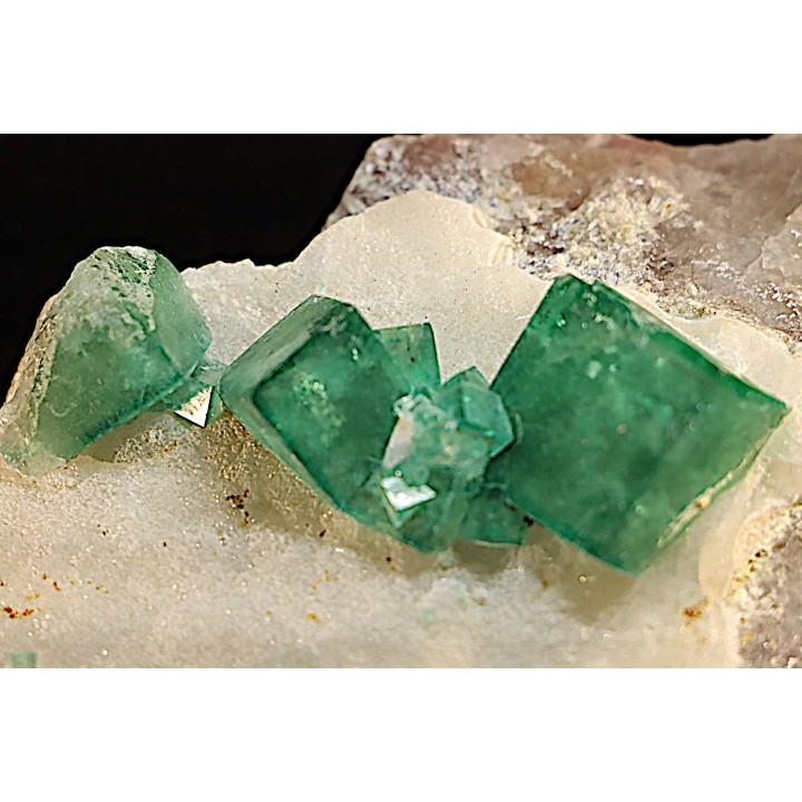 Green Fluorite on quartz - Mandrosonoro, Ambatofinandranana, Amoroni Mania, Madagascar