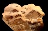 Baryte rose et Chalcopyrite sur galène - mine d'Oumjrane, région d'Alnif, Maroc