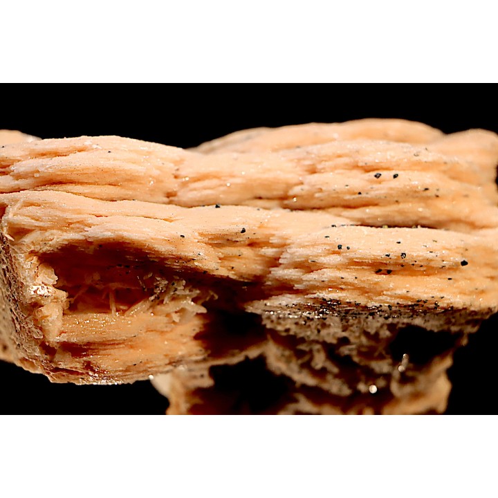 Baryte rose et Chalcopyrite sur galène - mine d'Oumjrane, région d'Alnif, Maroc