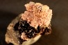 Rhodochrosite quartz and goethite - Chihuahua, Mexico