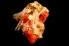 Rhodochrosite et quartz - Mine Santa Rosa, Cerro Verde Mine, Uchumayo District, Arequipa, PEROU