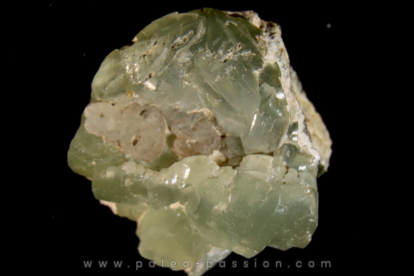 Prehnite Combe la Selle, Isere, FRANCE