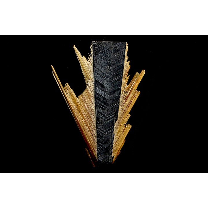 Rutile et Hematite   Novo Horizonte, Bahia, Bresil