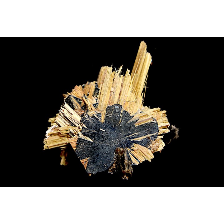 Rutile et Hematite   Novo Horizonte, Bahia, Bresil