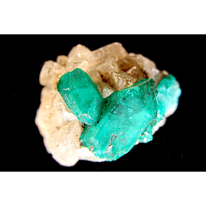 Dioptase - Altyn, tyube area, Bukhar, Karaganda region - KAZAKHSTAN
