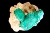 Dioptase - Altyn, tyube area, Bukhar, Karaganda region - KAZAKHSTAN