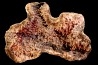 cobaltiferous calcite geode with roselite - Bou Azzer - Morocco