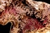 cobaltiferous calcite geode with roselite - Bou Azzer - Morocco