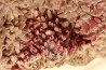 geode de calcite cobaltifere recouverte de roselite - bou azzer - Maroc