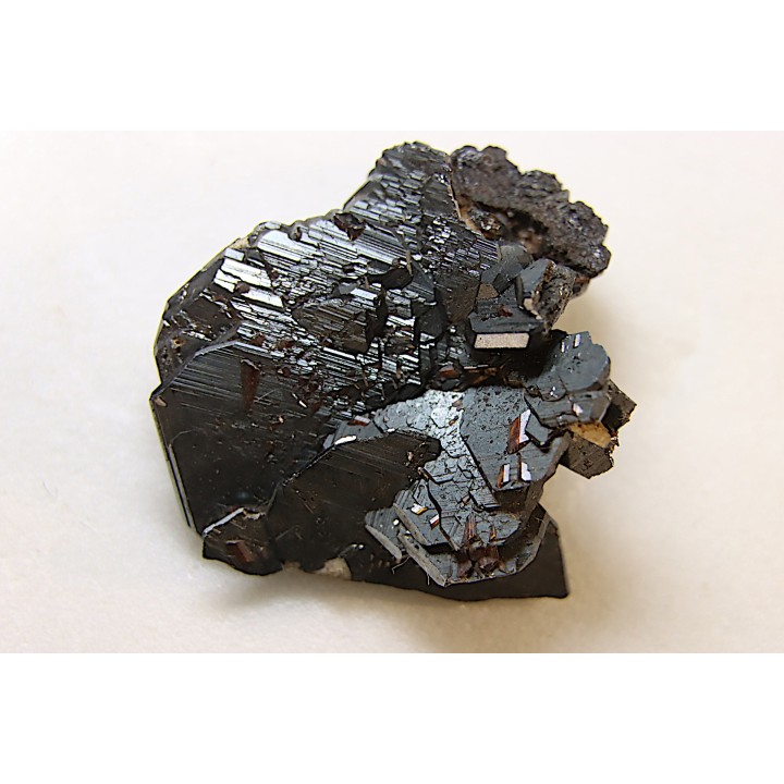 Hematite et rutile  - Cavradi, Val Curnera, Grisons, Suisse