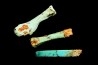 bones set pseudomorphe TURQUOISE odontolite - pleistocene Searchlight, Potosi Mountain area, Clark County - Nevada, USA