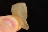 TECTITE: verre libyque - (outil taillé)