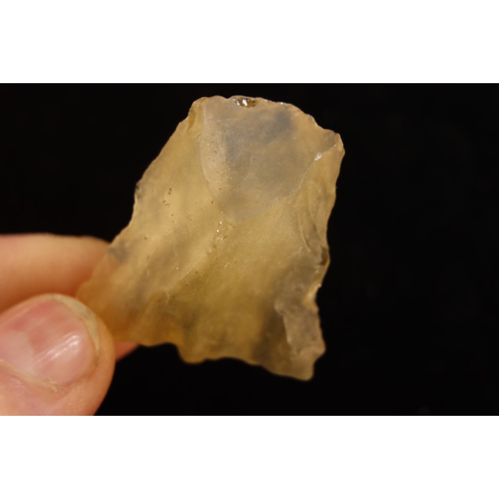 TECTITE: verre libyque - (outil taillé)