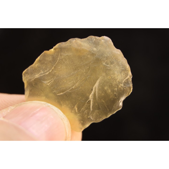 TECTITE: verre libyque - (outil taillé)