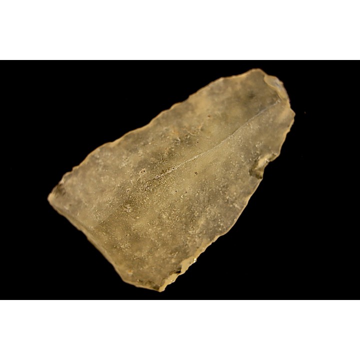 TECTITE: verre libyque - (outil taillé)