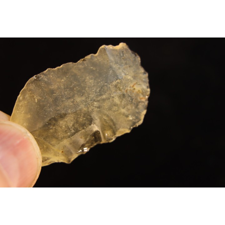 TECTITE: verre libyque - (outil taillé)