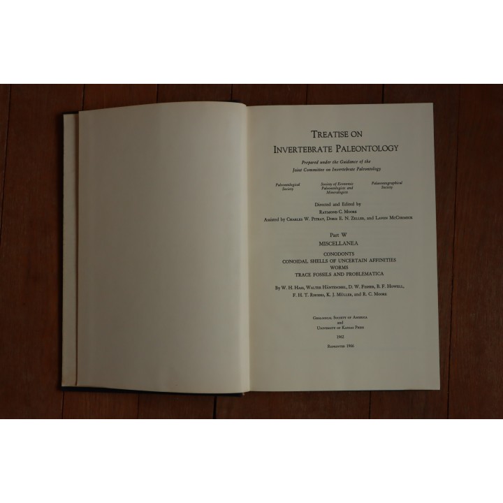 Treatise on INVERTEBRATE PALEONTOLOGY - Part W - MISCELLANEA