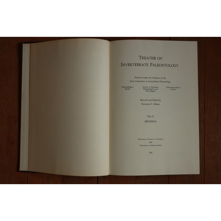 Treatise on INVERTEBRATE PALEONTOLOGY - Part G - BRYOZOA