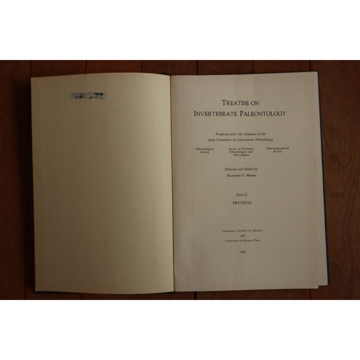 Treatise on INVERTEBRATE PALEONTOLOGY - Part G - BRYOZOA