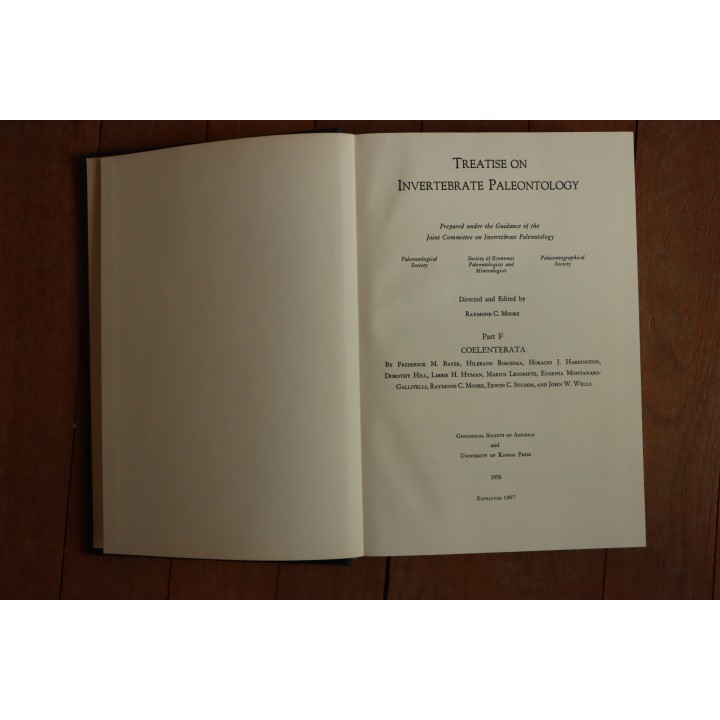 Treatise on INVERTEBRATE PALEONTOLOGY - Part F - COELENTERATA