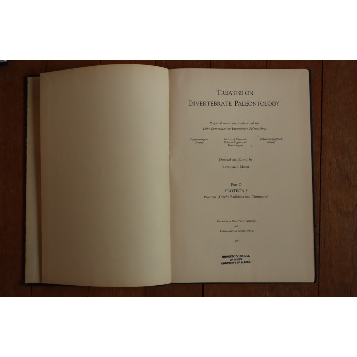Treatise on INVERTEBRATE PALEONTOLOGY - Part D - PROTISTA (3)