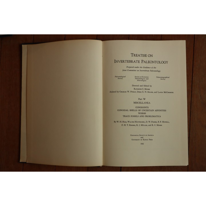 Treatise on INVERTEBRATE PALEONTOLOGY - Part W - MISCELLANEA
