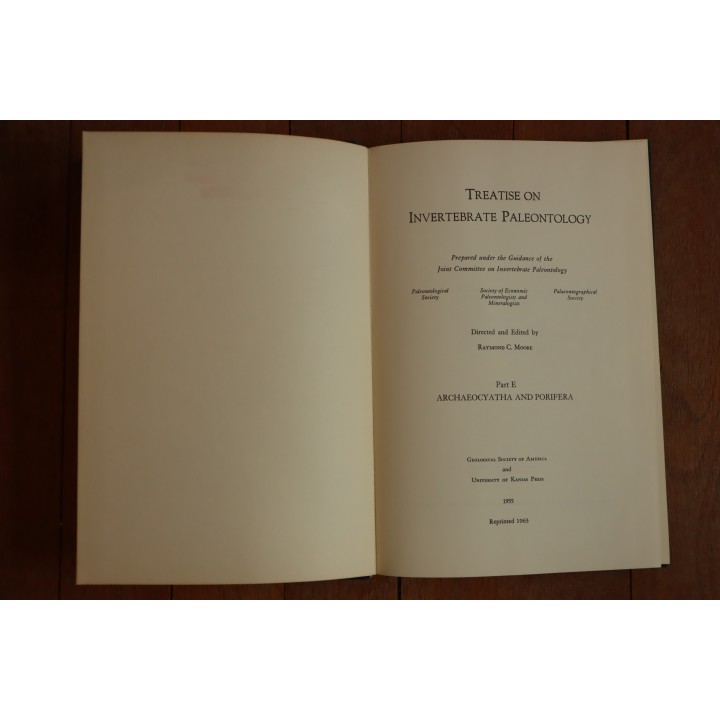 Treatise on INVERTEBRATE PALEONTOLOGY - Part E - ARCHAEOCYATHA and PORIFERA