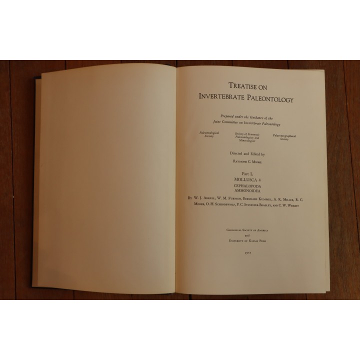Treatise on INVERTEBRATE PALEONTOLOGY - Part L - MOLLUSCA (4) cephalopoda ammonoidea