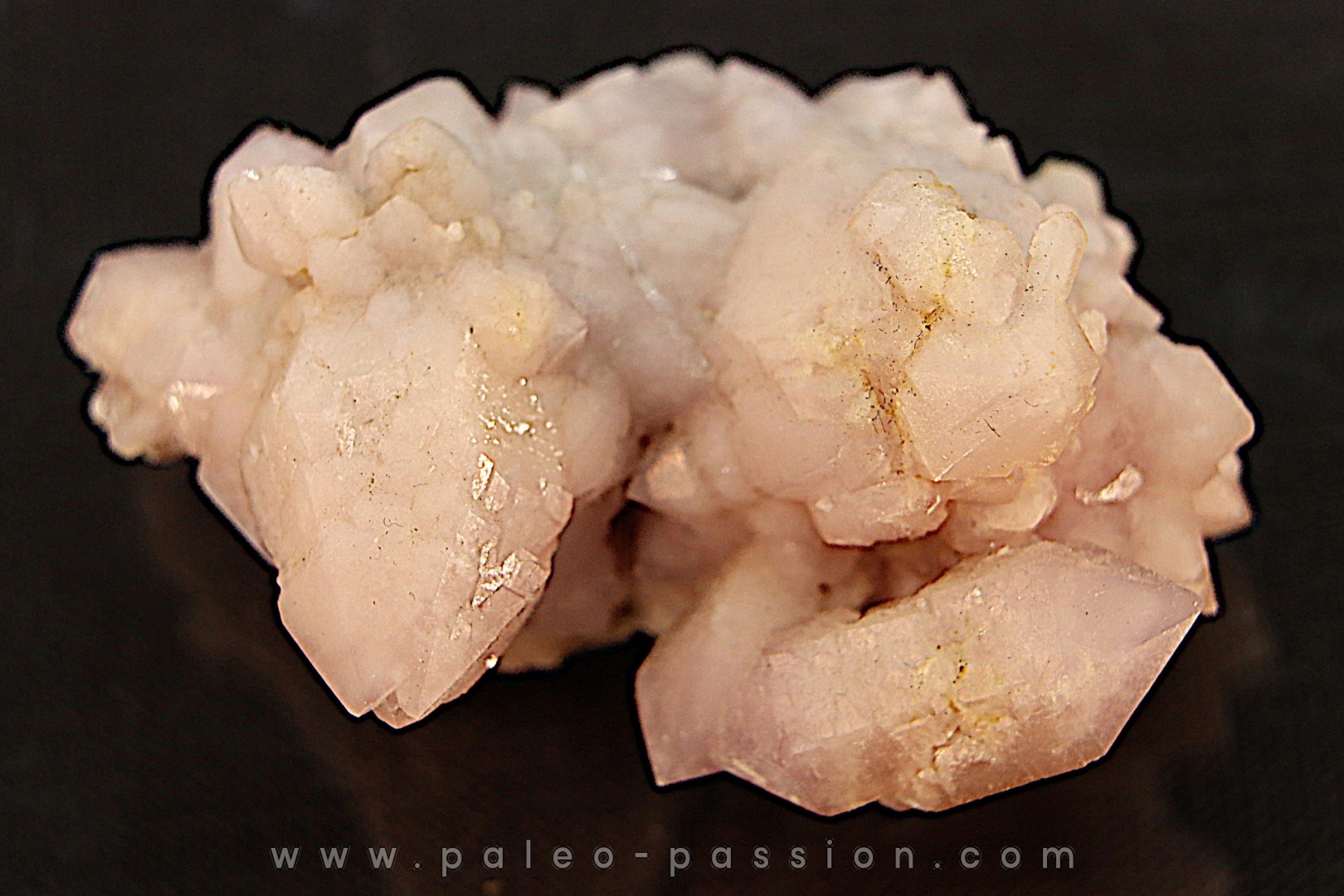 Quartz rose + amethyste - région d'Aouli, Maroc