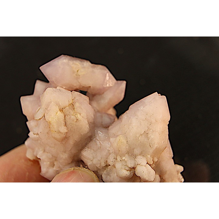 Quartz rose + amethyste - région d'Aouli, Maroc