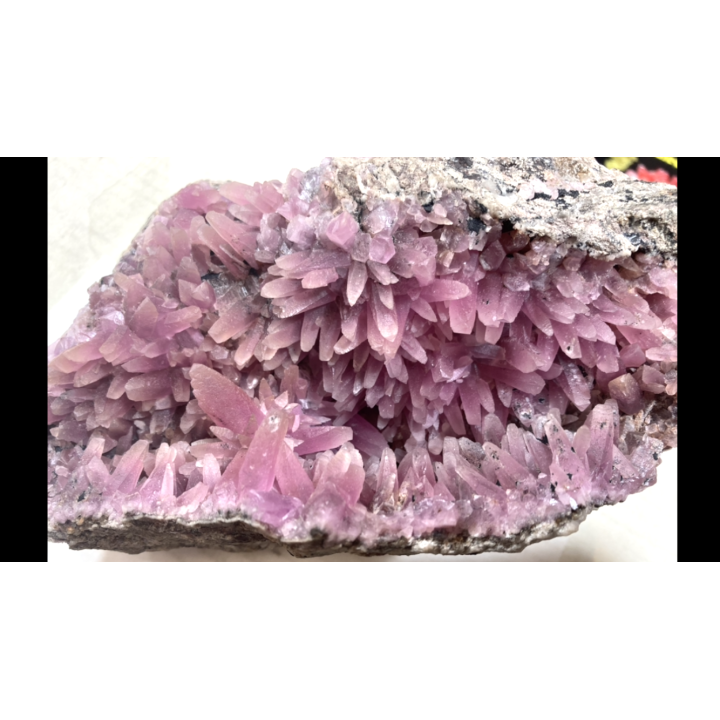 cobaltiferous calcite geode - Bou Azzer - Morocco