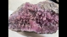 cobaltiferous calcite geode - Bou Azzer - Morocco