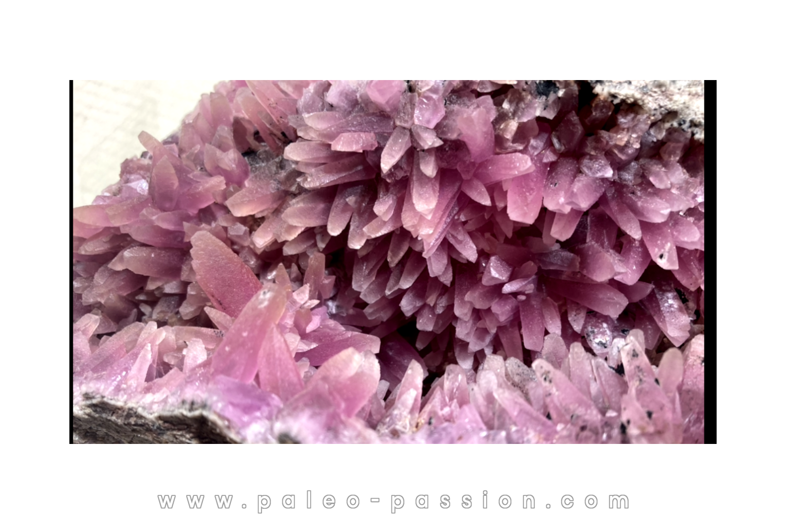 geode de calcite cobaltifere - bou azzer - Maroc