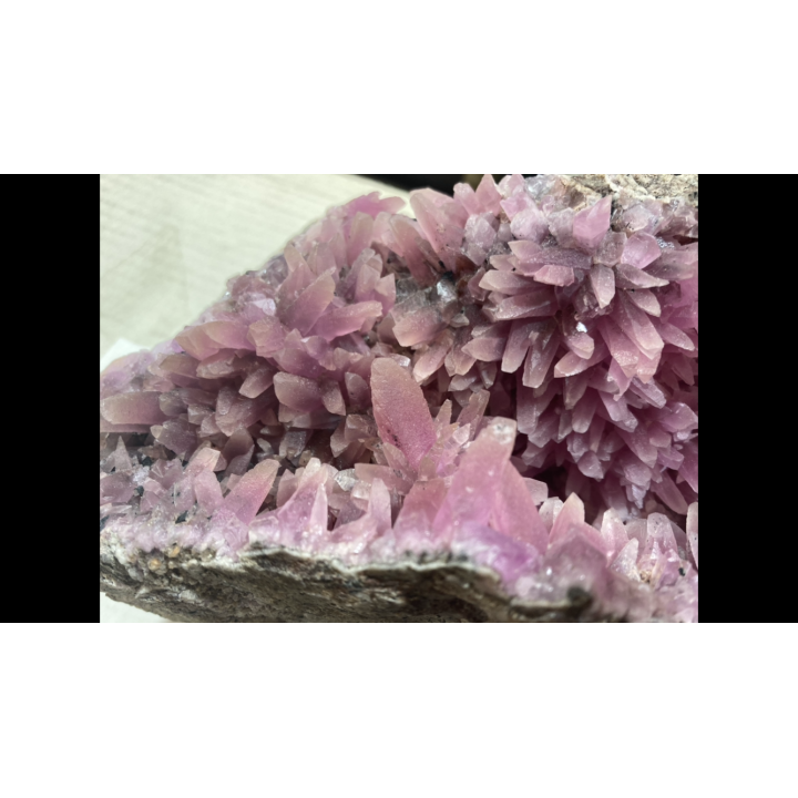 cobaltiferous calcite geode - Bou Azzer - Morocco
